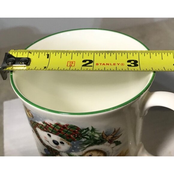 Springfield Fine Bone China Christmas Mug With Festive Snowman Children England - Picture 8 of 9